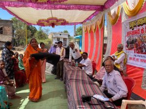 Team of Prabuddha Tathagata Foundation reached Ramgarhi village of Kiranpur area